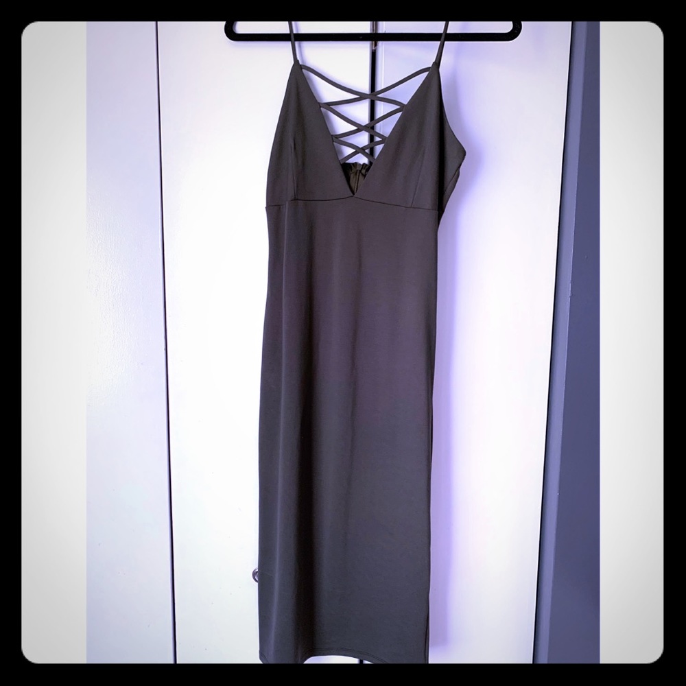 Forest green dress